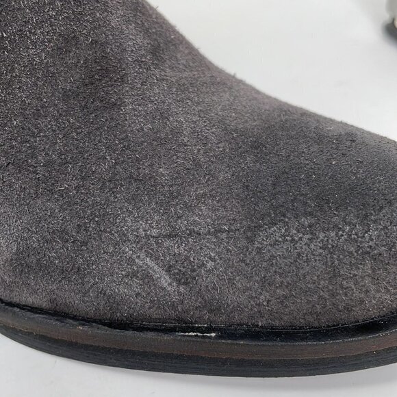 Dolce Vita Ankle Boots Shoes Slip on Suede Leather Gray Size 6.5 - Picture 13 of 16